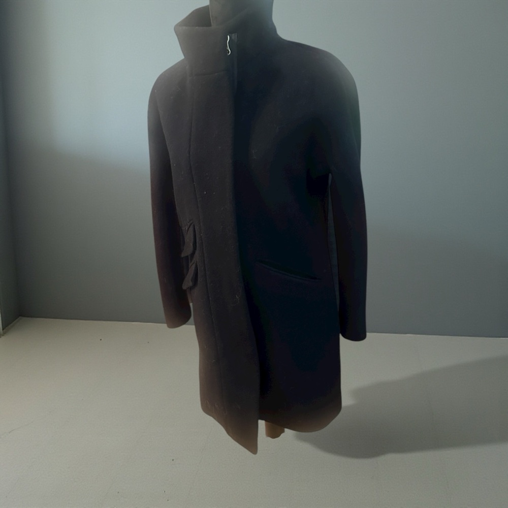 J. Crew Women's Black Trench Coat